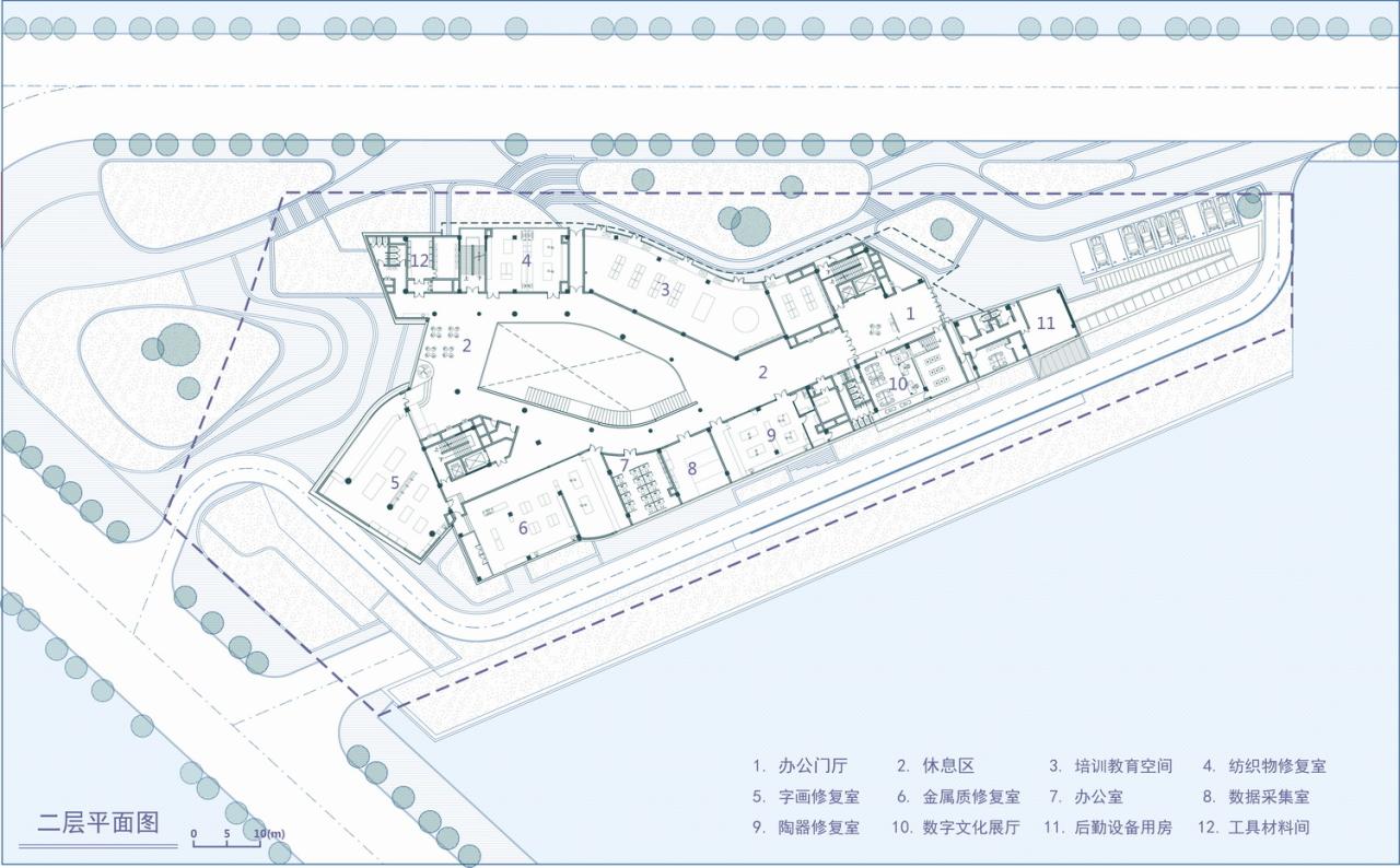 BIM建筑|三峡文物科技保护基地,重庆 / 源道建筑 BIM建筑|三峡文物科技保护基地,重庆 / 源道建筑