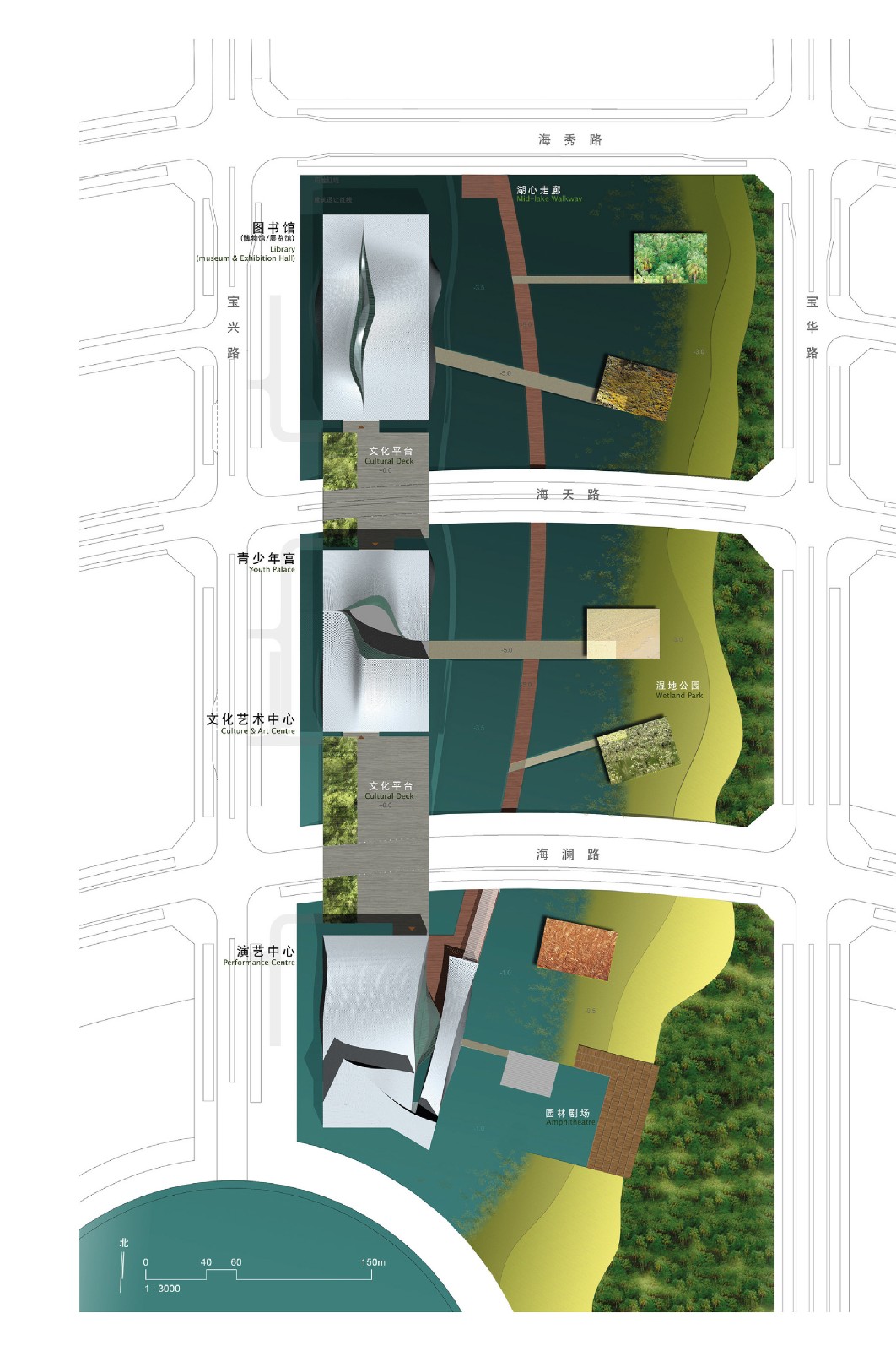 BIM建筑|深圳宝安文化区演艺中心 / 严迅奇建筑师事务所 BIM建筑|深圳宝安文化区演艺中心 / 严迅奇建筑师事务所