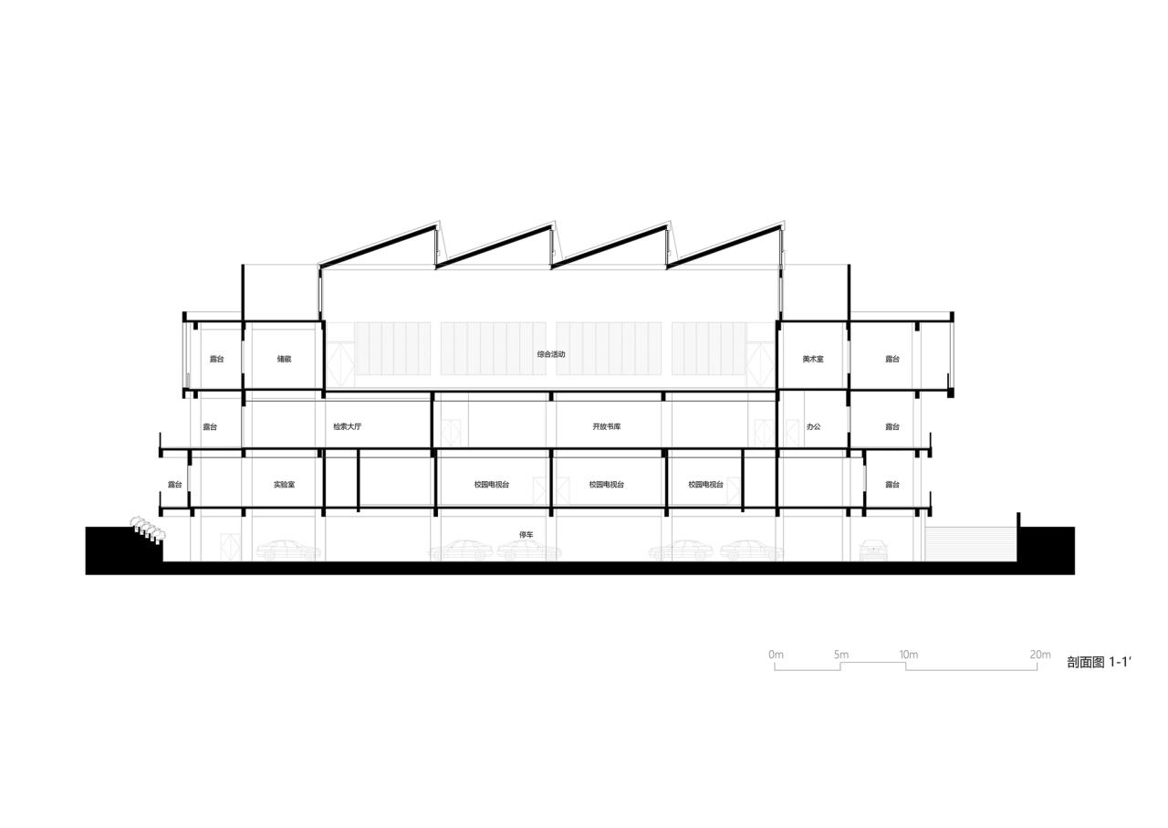 BIM建筑|宜黄一中综合楼 / 以靠建筑 BIM建筑|宜黄一中综合楼 / 以靠建筑