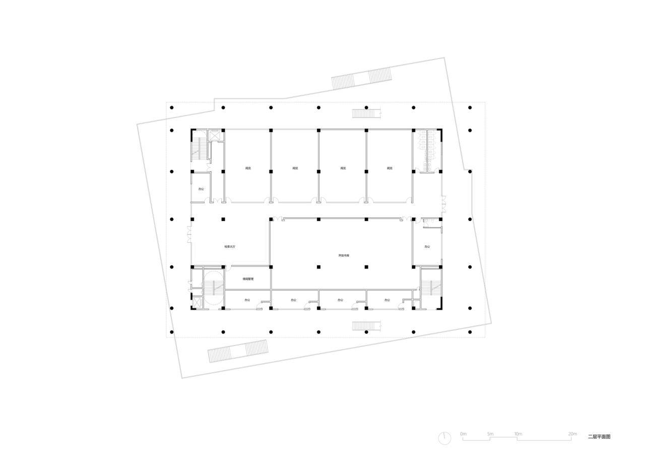 BIM建筑|宜黄一中综合楼 / 以靠建筑 BIM建筑|宜黄一中综合楼 / 以靠建筑