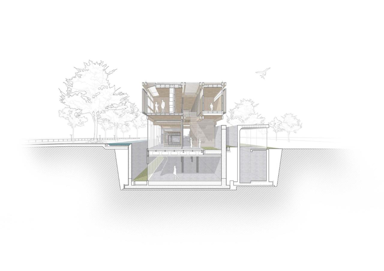 BIM建筑|杨浦滨江人民城市建设展示馆,人人馆 / 同济原作设计工作室 BIM建筑|杨浦滨江人民城市建设展示馆,人人馆 / 同济原作设计工作室