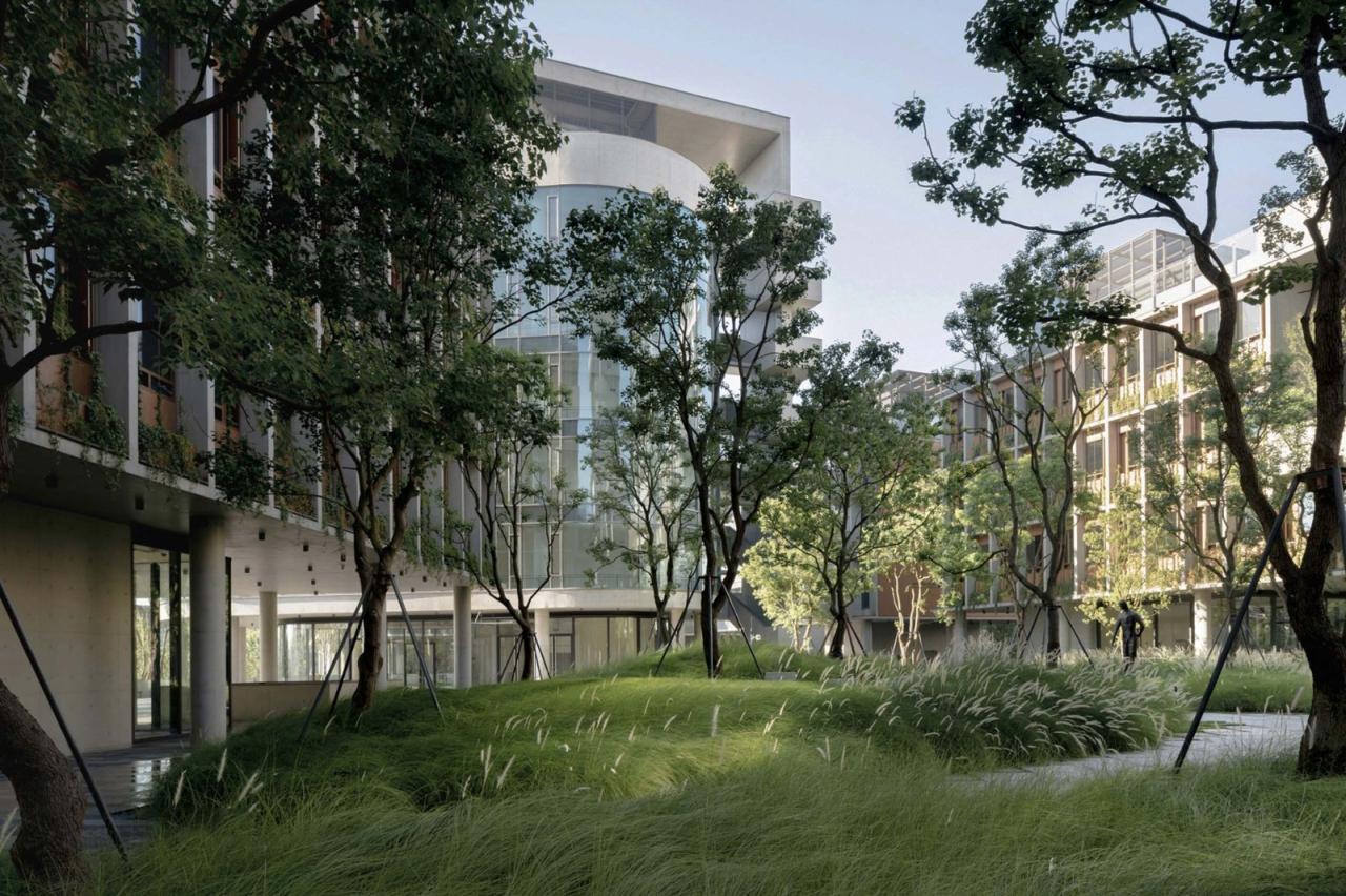 BIM建筑|成都麓湖漂浮总部办公楼 / 直向建筑 BIM建筑|成都麓湖漂浮总部办公楼 / 直向建筑