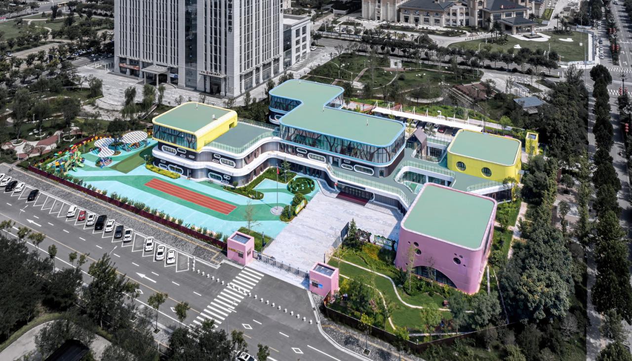 BIM建筑|渭南市政府机关幼儿园 / 中合元创建筑设计股份有限公司 BIM建筑|渭南市政府机关幼儿园 / 中合元创建筑设计股份有限公司