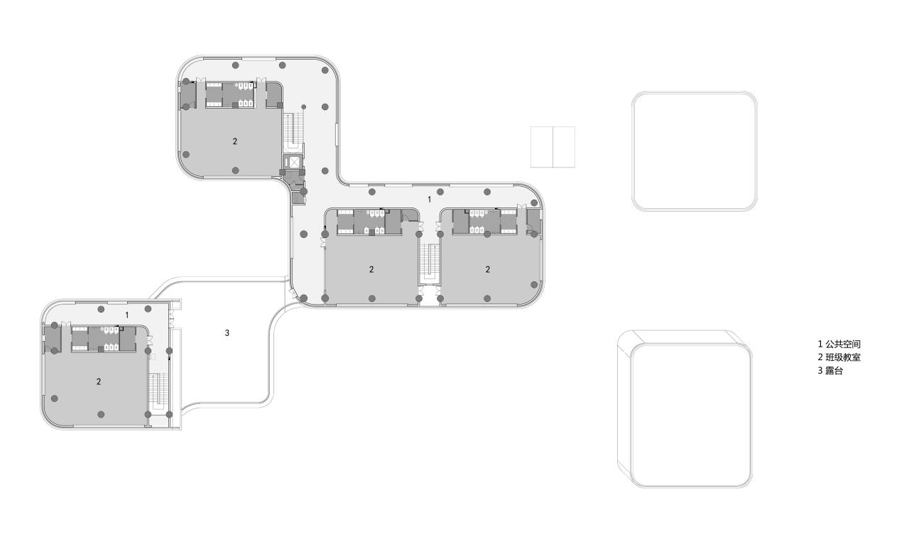 BIM建筑|渭南市政府机关幼儿园 / 中合元创建筑设计股份有限公司 BIM建筑|渭南市政府机关幼儿园 / 中合元创建筑设计股份有限公司