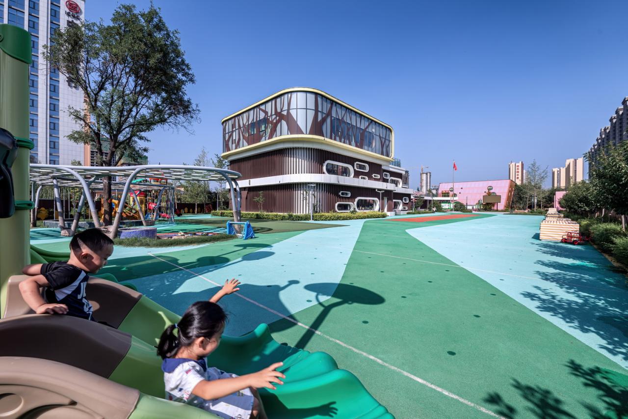 BIM建筑|渭南市政府机关幼儿园 / 中合元创建筑设计股份有限公司 BIM建筑|渭南市政府机关幼儿园 / 中合元创建筑设计股份有限公司