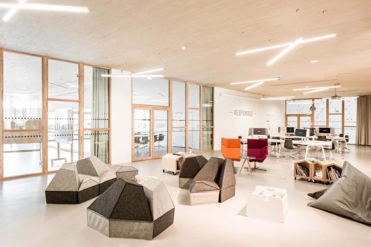 BIM建筑|Pôle Simone Veil 多功能运动中心 / K architectures Sigwalt Herman BIM建筑|Pôle Simone Veil 多功能运动中心 / K architectures Sigwalt Herman