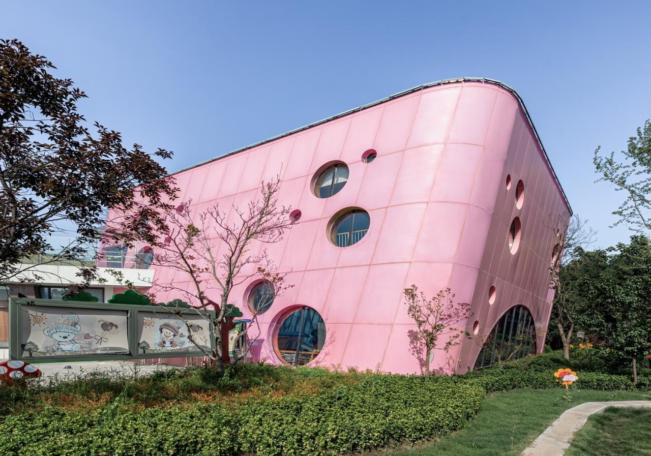 BIM建筑|渭南市政府机关幼儿园 / 中合元创建筑设计股份有限公司 BIM建筑|渭南市政府机关幼儿园 / 中合元创建筑设计股份有限公司