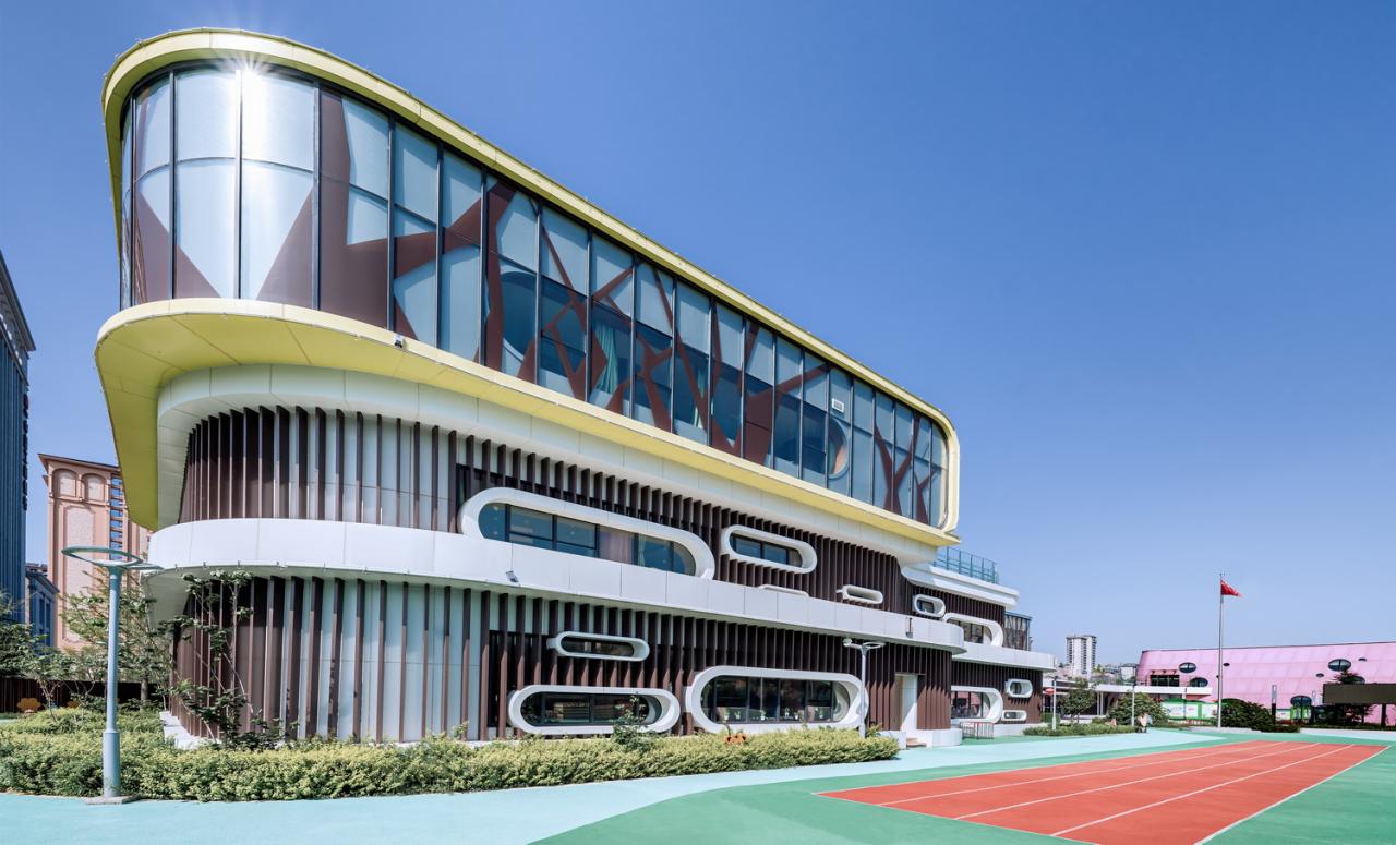 BIM建筑|渭南市政府机关幼儿园 / 中合元创建筑设计股份有限公司 BIM建筑|渭南市政府机关幼儿园 / 中合元创建筑设计股份有限公司