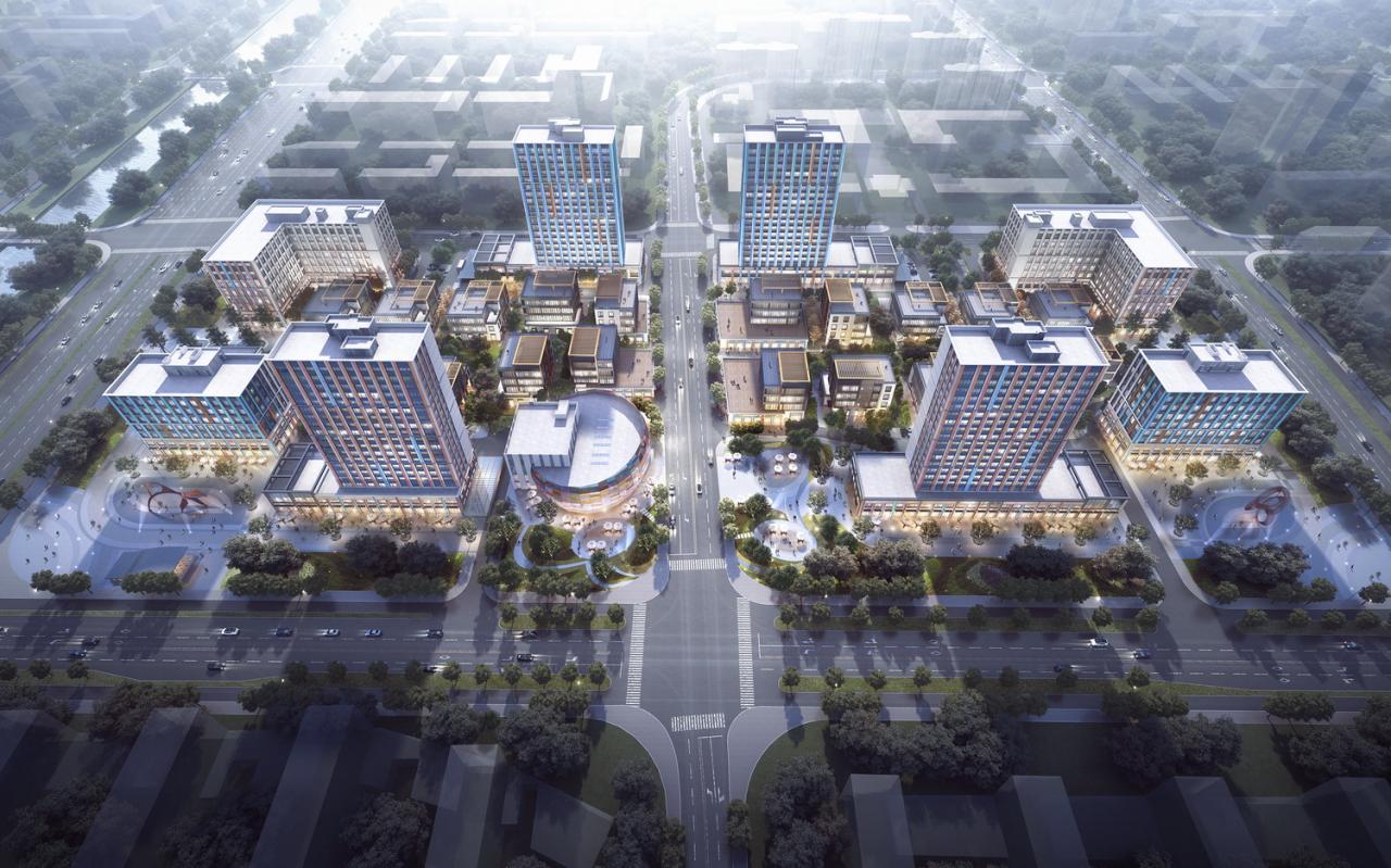 BIM建筑|为留住人才和激发活力而设计的新型产业社区 / 三益中国 BIM建筑|为留住人才和激发活力而设计的新型产业社区 / 三益中国