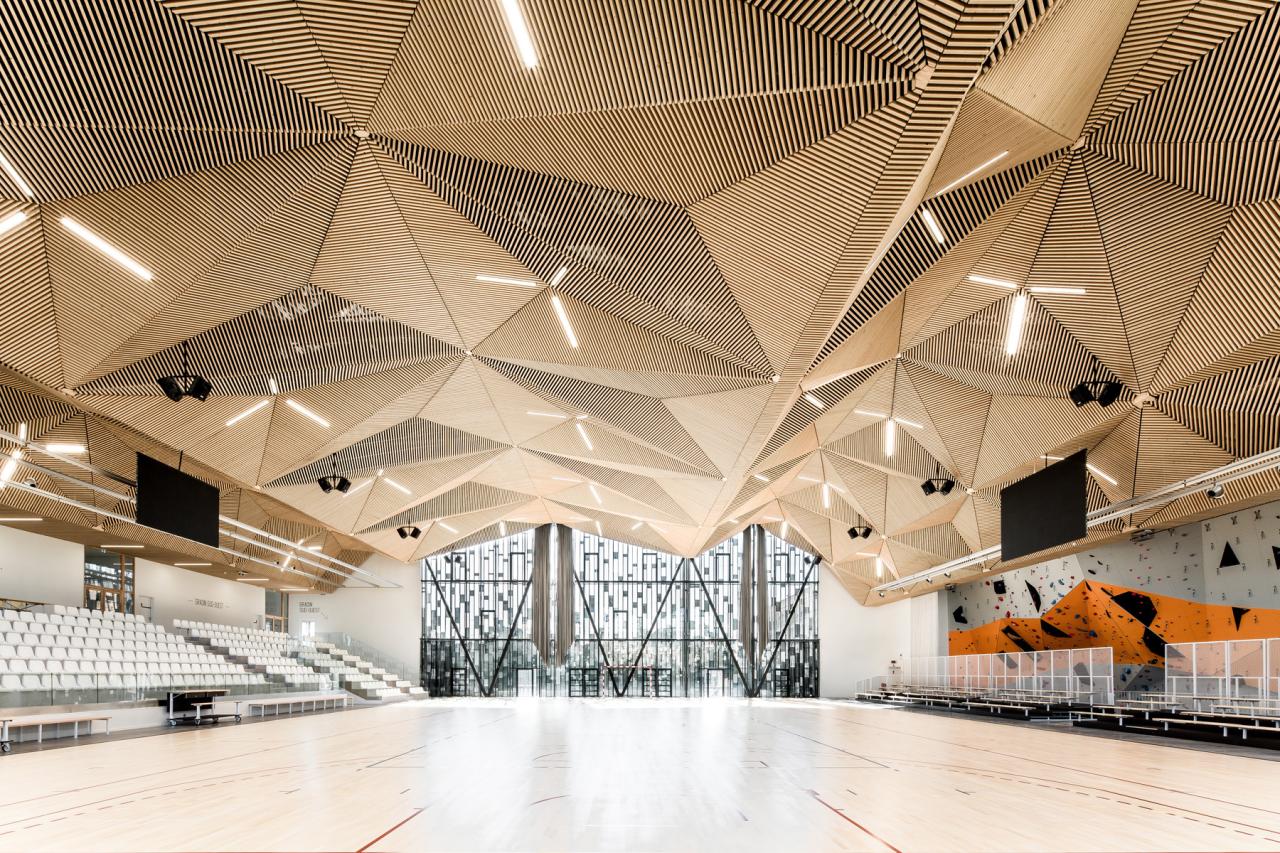 BIM建筑|Pôle Simone Veil 多功能运动中心 / K architectures Sigwalt Herman BIM建筑|Pôle Simone Veil 多功能运动中心 / K architectures Sigwalt Herman