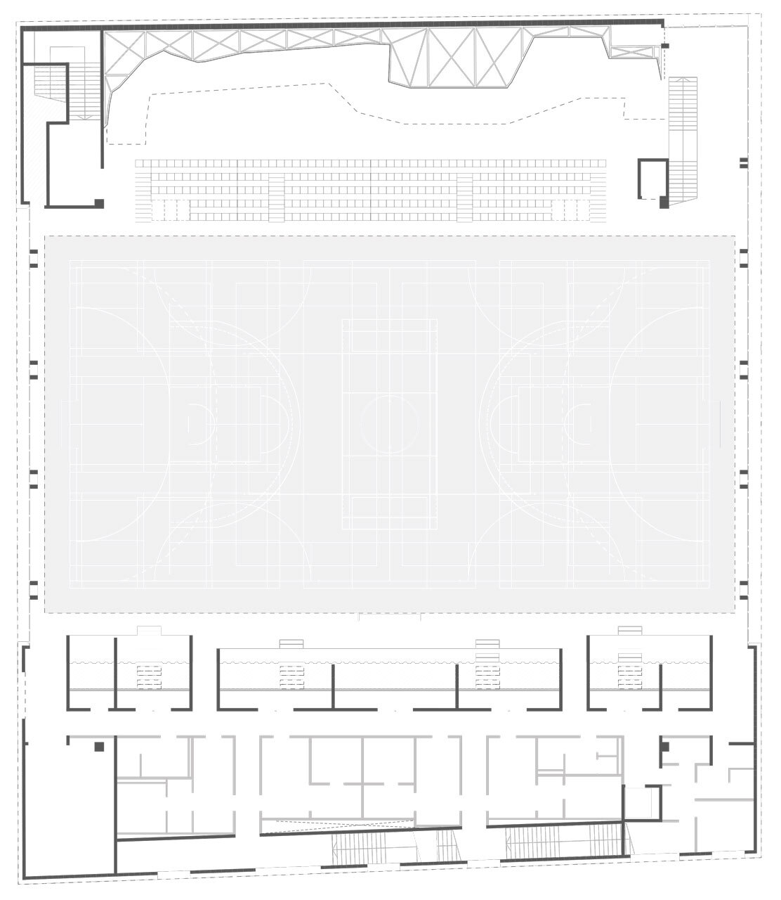 BIM建筑|Pôle Simone Veil 多功能运动中心 / K architectures Sigwalt Herman BIM建筑|Pôle Simone Veil 多功能运动中心 / K architectures Sigwalt Herman