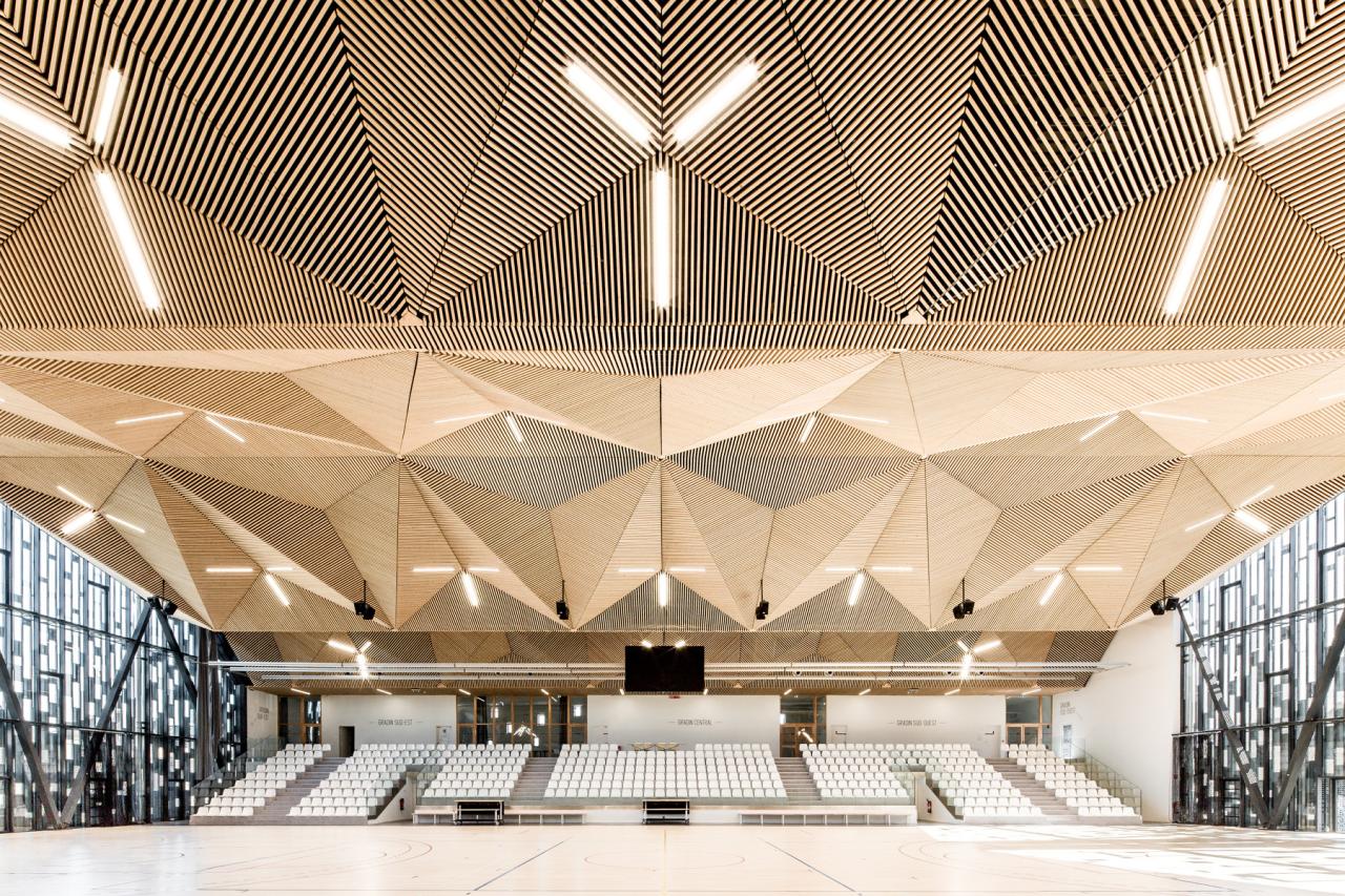 BIM建筑|Pôle Simone Veil 多功能运动中心 / K architectures Sigwalt Herman BIM建筑|Pôle Simone Veil 多功能运动中心 / K architectures Sigwalt Herman