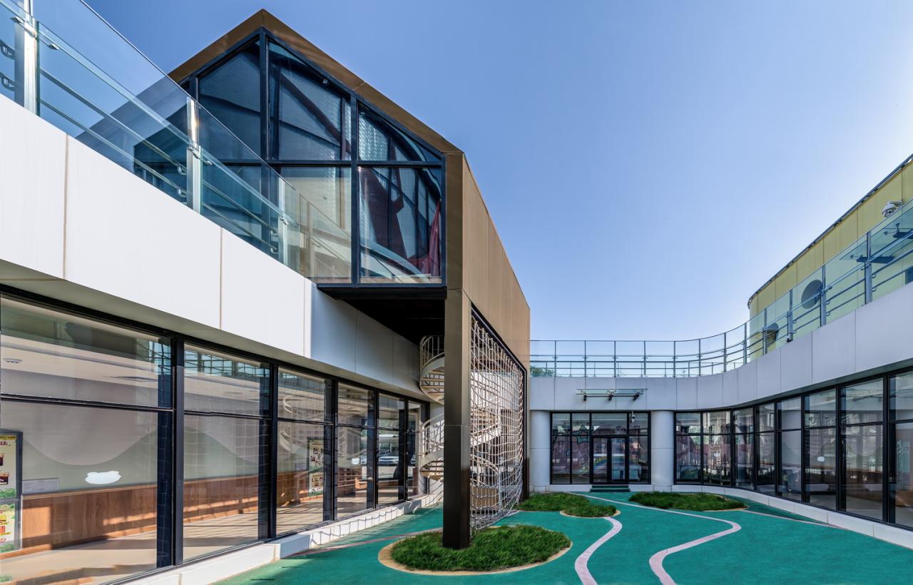 BIM建筑|渭南市政府机关幼儿园 / 中合元创建筑设计股份有限公司 BIM建筑|渭南市政府机关幼儿园 / 中合元创建筑设计股份有限公司