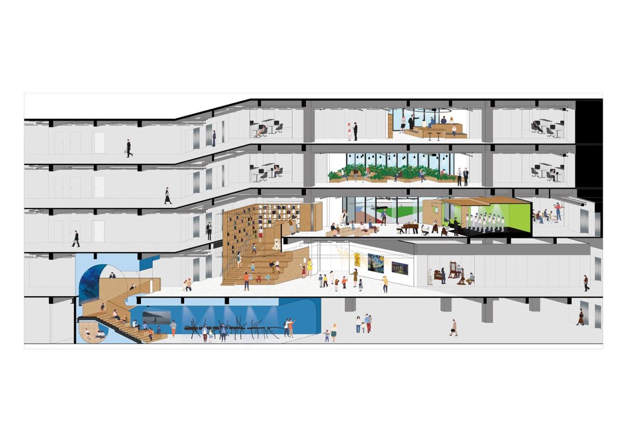 BIM建筑|嘉年华校园 Carnival School / 也似建筑设计 BIM建筑|嘉年华校园 Carnival School / 也似建筑设计