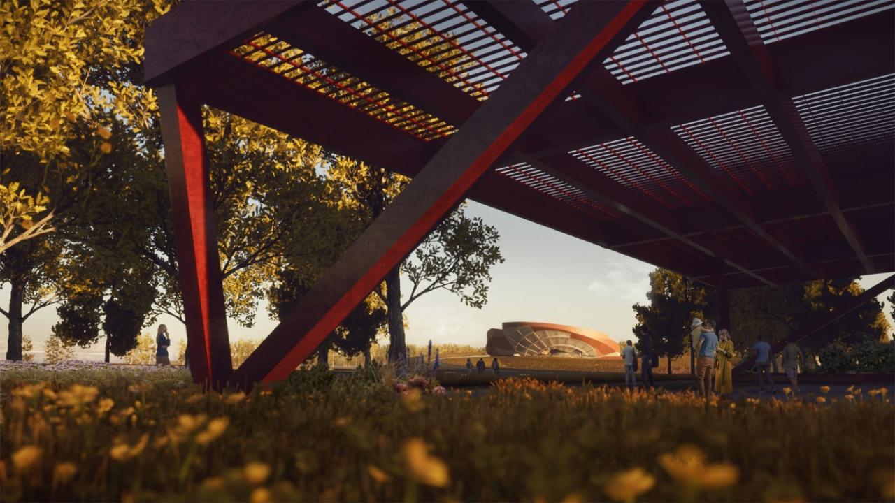 BIM建筑| ‘冷战退伍军人纪念碑’方案 / Oyler Wu BIM建筑| ‘冷战退伍军人纪念碑’方案 / Oyler Wu