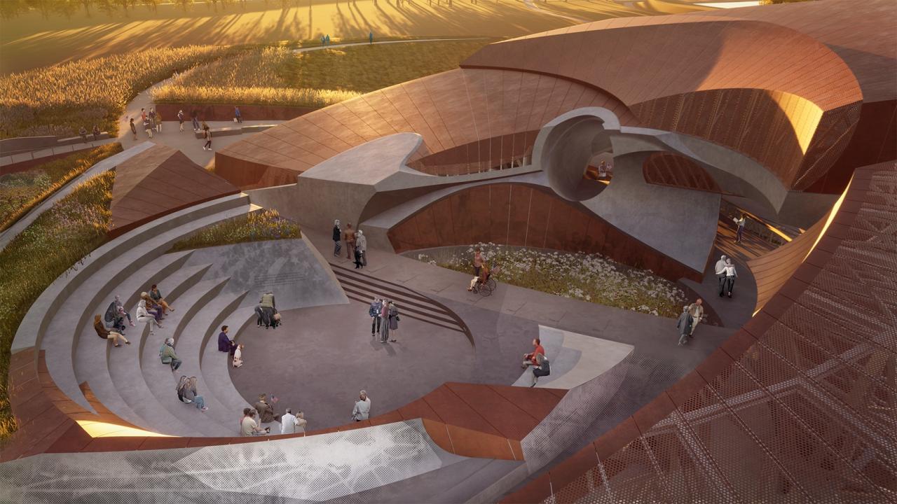 BIM建筑| ‘冷战退伍军人纪念碑’方案 / Oyler Wu BIM建筑| ‘冷战退伍军人纪念碑’方案 / Oyler Wu