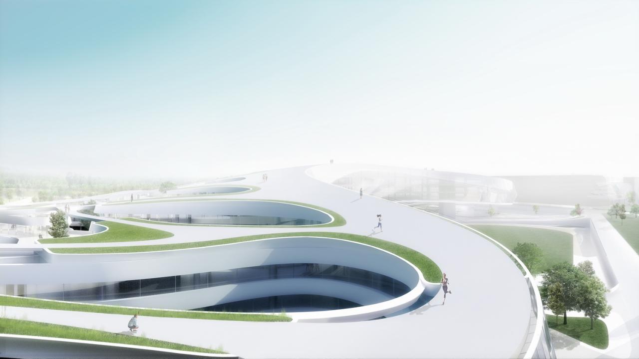 BIM建筑|中央美术学院青岛校区设计方案 / CAA BIM建筑|中央美术学院青岛校区设计方案 / CAA