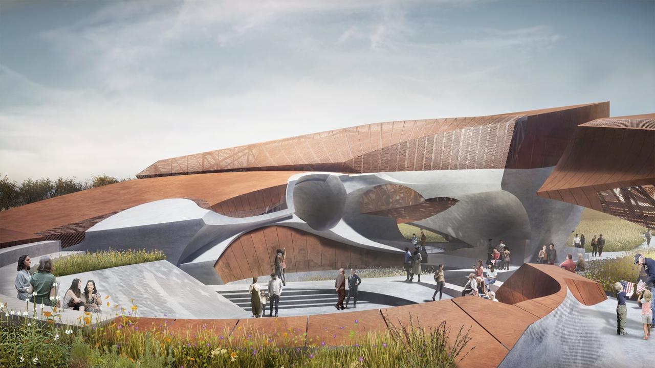 BIM建筑| ‘冷战退伍军人纪念碑’方案 / Oyler Wu BIM建筑| ‘冷战退伍军人纪念碑’方案 / Oyler Wu