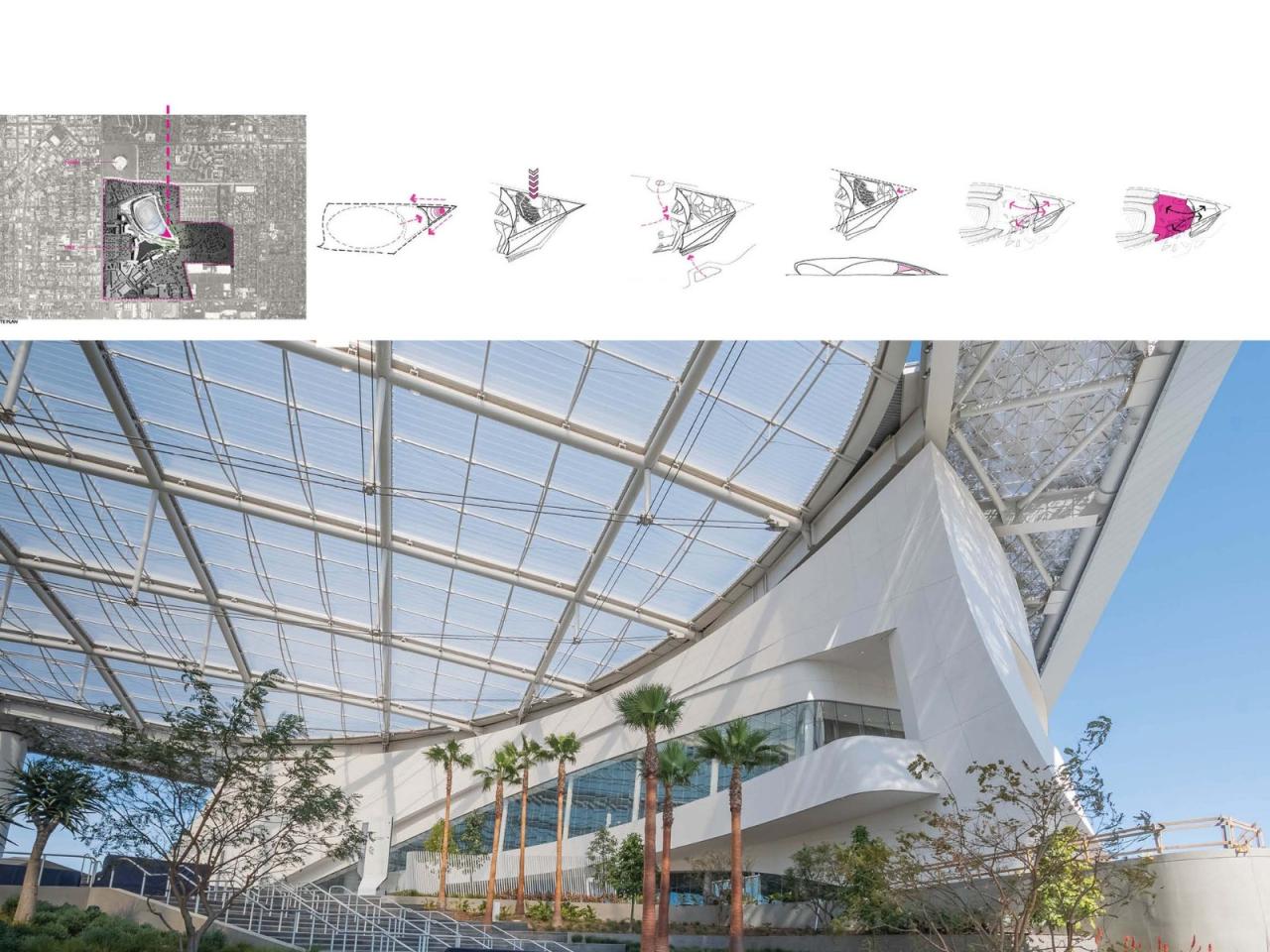 BIM建筑|洛杉矶索菲体育场 / HKS BIM建筑|洛杉矶索菲体育场 / HKS