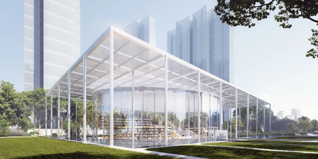 BIM建筑|云幔书屋 :内外无界的极致透明 / UUA BIM建筑|云幔书屋 :内外无界的极致透明 / UUA