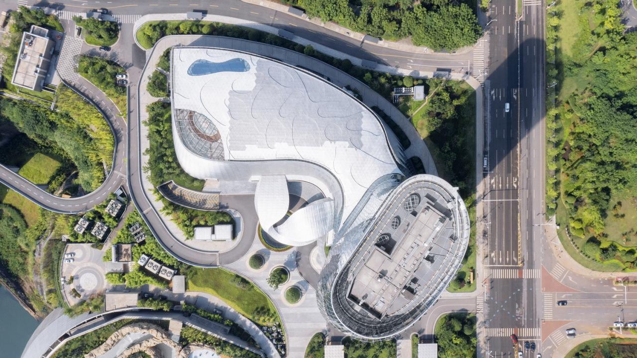 BIM建筑|长沙大王山朗豪酒店 / 蓝天组 BIM建筑|长沙大王山朗豪酒店 / 蓝天组