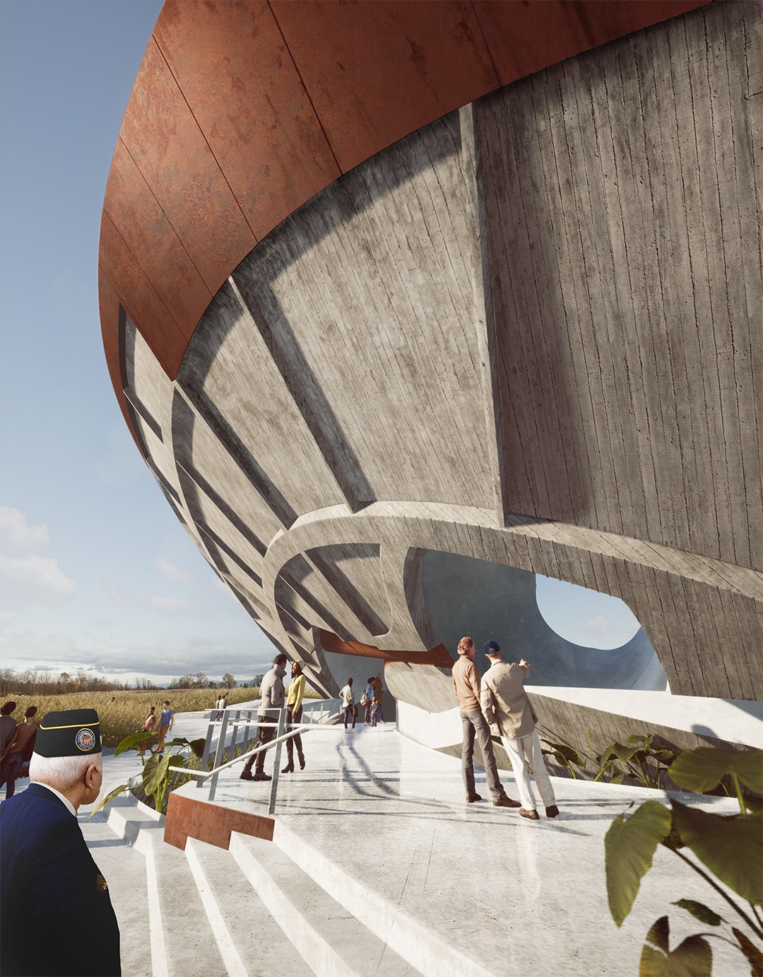 BIM建筑| ‘冷战退伍军人纪念碑’方案 / Oyler Wu BIM建筑| ‘冷战退伍军人纪念碑’方案 / Oyler Wu