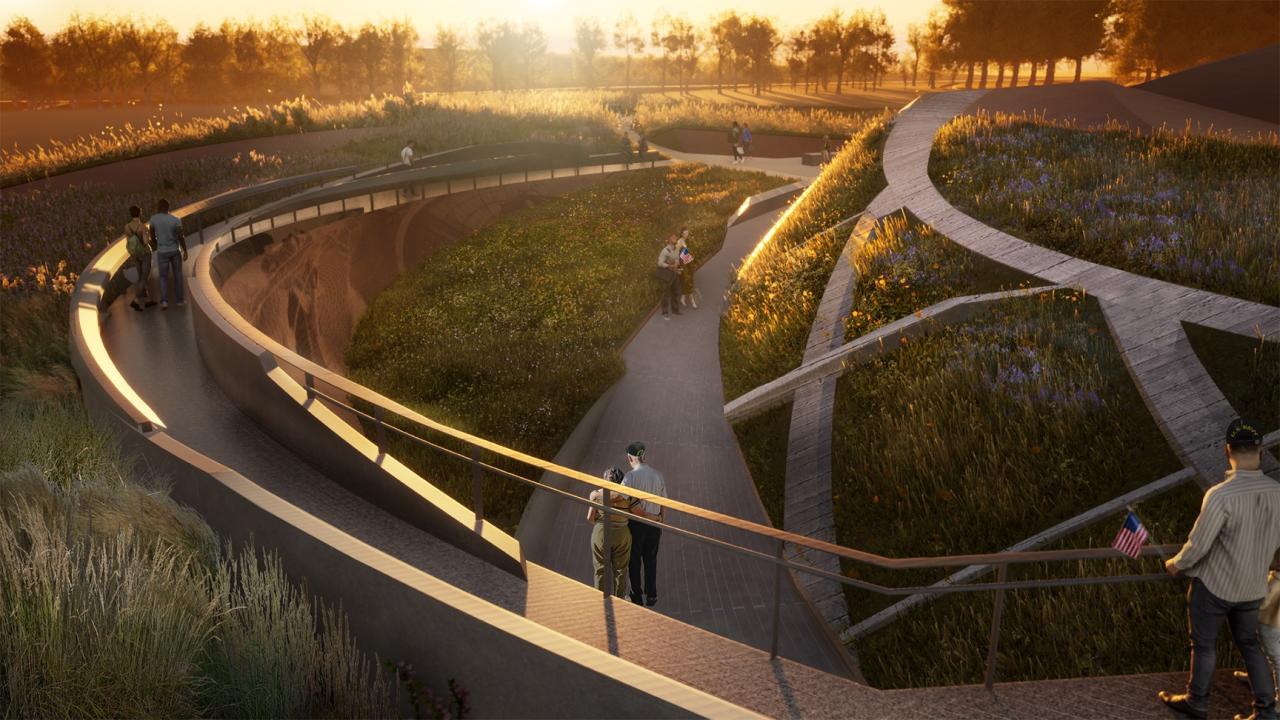 BIM建筑| ‘冷战退伍军人纪念碑’方案 / Oyler Wu BIM建筑| ‘冷战退伍军人纪念碑’方案 / Oyler Wu