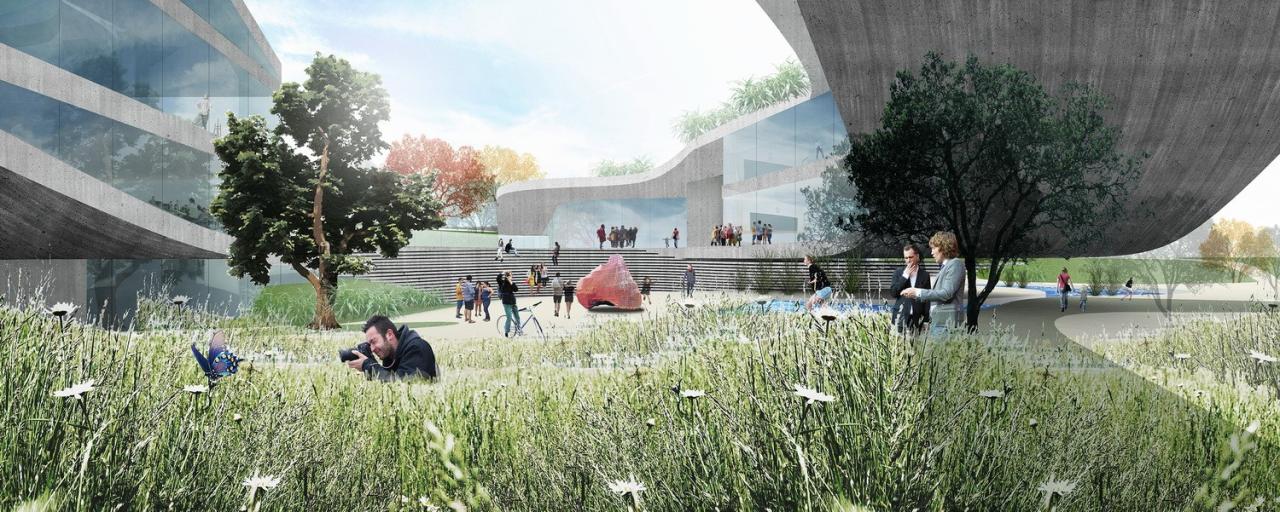 BIM建筑|中央美术学院青岛校区设计方案 / CAA BIM建筑|中央美术学院青岛校区设计方案 / CAA