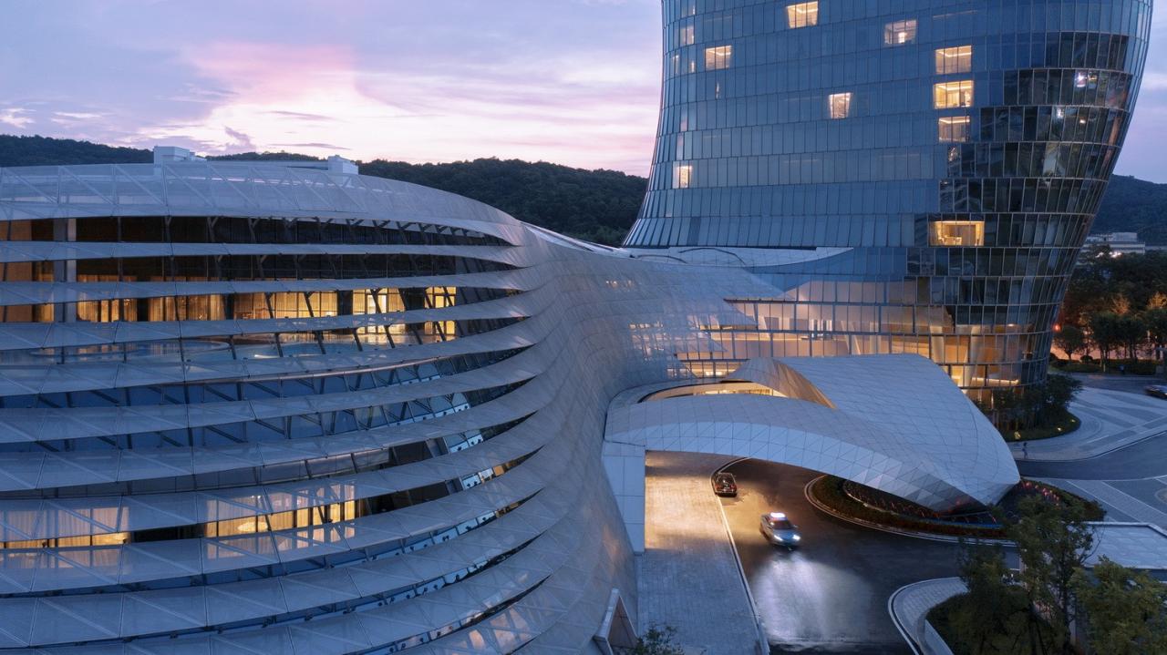 BIM建筑|长沙大王山朗豪酒店 / 蓝天组 BIM建筑|长沙大王山朗豪酒店 / 蓝天组