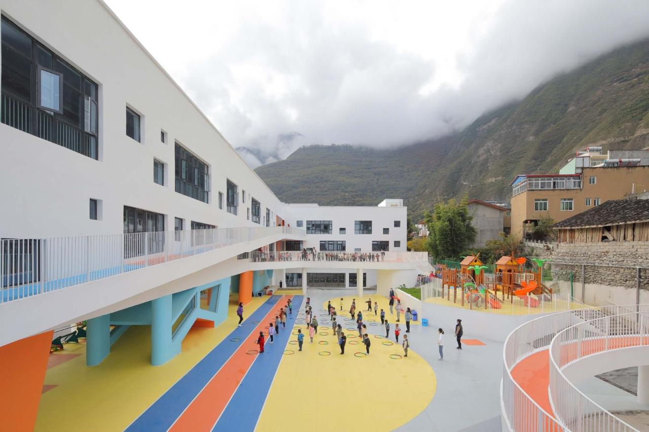 BIM建筑|九寨沟县启航幼儿园 / 东意建筑 BIM建筑|九寨沟县启航幼儿园 / 东意建筑