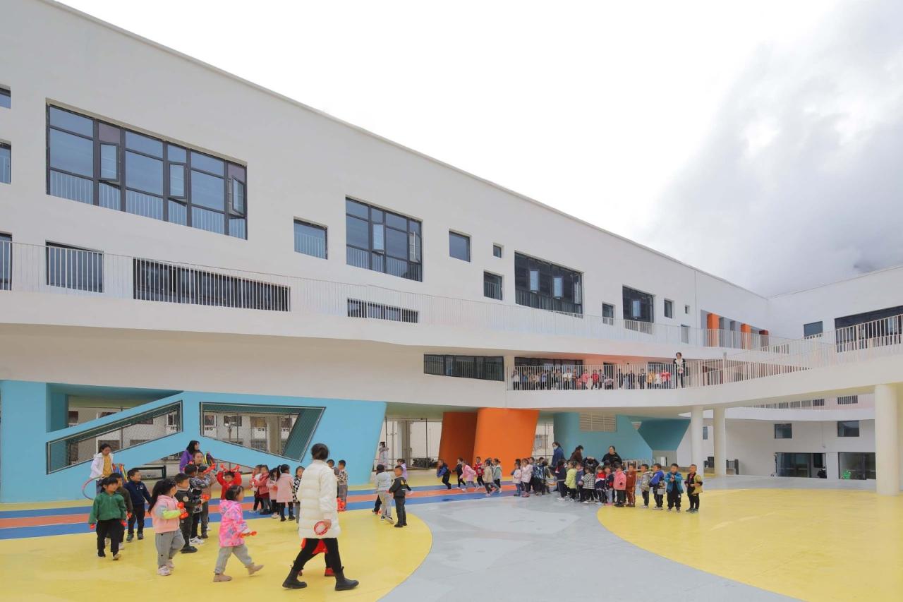 BIM建筑|九寨沟县启航幼儿园 / 东意建筑 BIM建筑|九寨沟县启航幼儿园 / 东意建筑