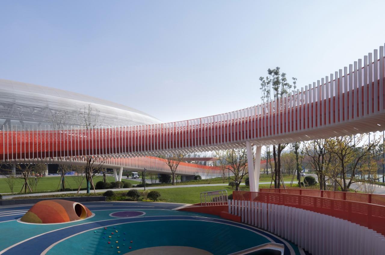 BIM建筑|成都大运会东安湖场馆景观连廊 / 四周建筑 BIM建筑|成都大运会东安湖场馆景观连廊 / 四周建筑