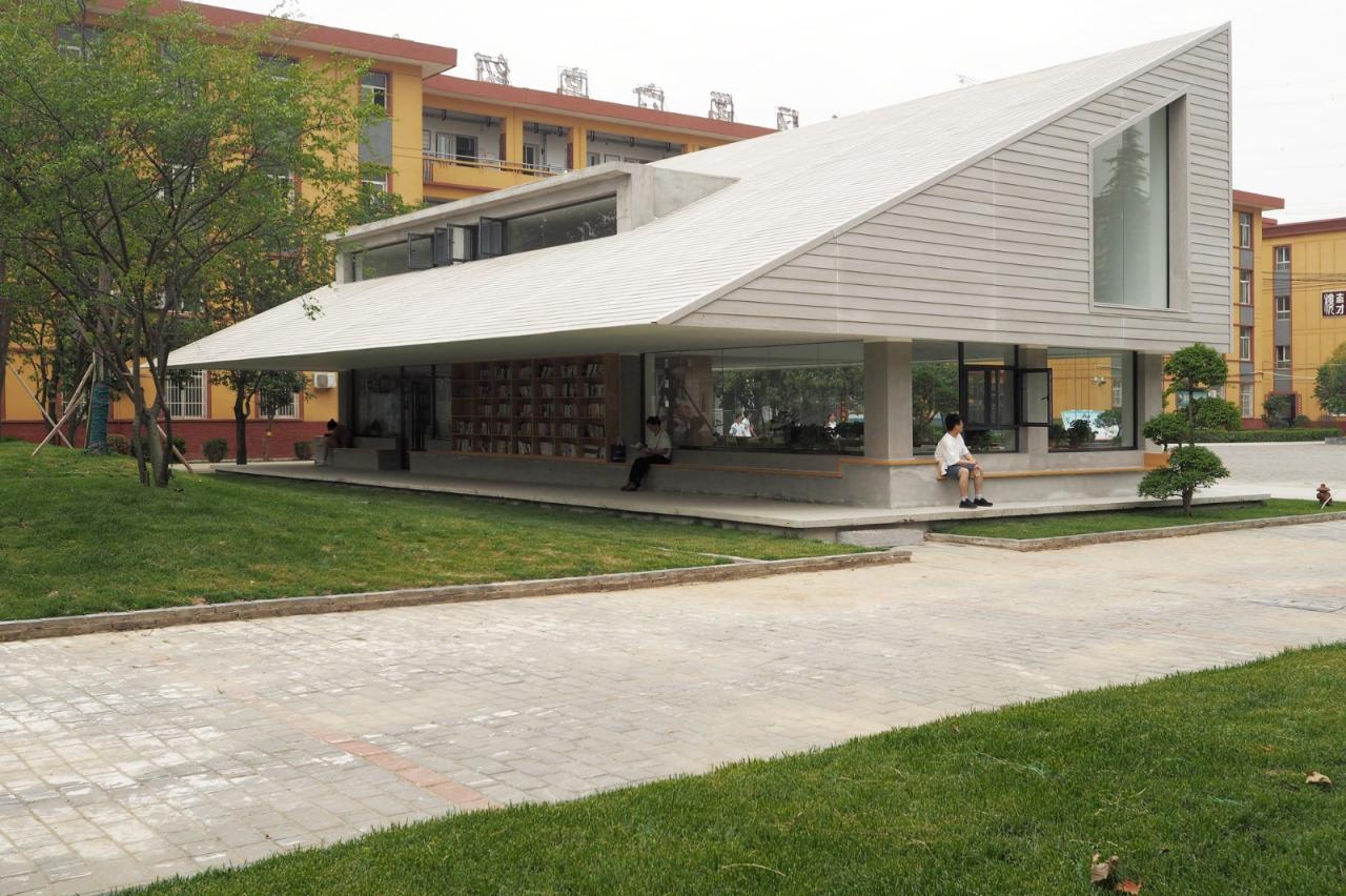 BIM建筑|西安高新第六高级中学图书馆 / 垣建筑·西安建筑科技大学建筑学院 BIM建筑|西安高新第六高级中学图书馆 / 垣建筑·西安建筑科技大学建筑学院