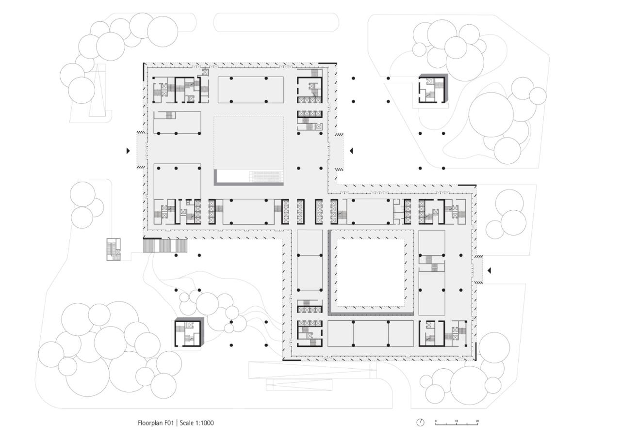 BIM建筑|京东集团西南总部大厦 / gmp Architects BIM建筑|京东集团西南总部大厦 / gmp Architects