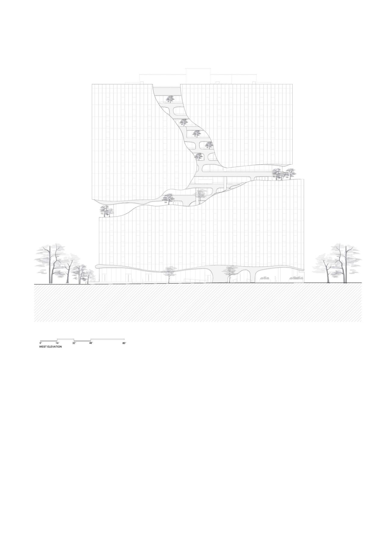 BIM建筑|MAD美国第四个作品“垂直峡谷”动工 BIM建筑|MAD美国第四个作品“垂直峡谷”动工