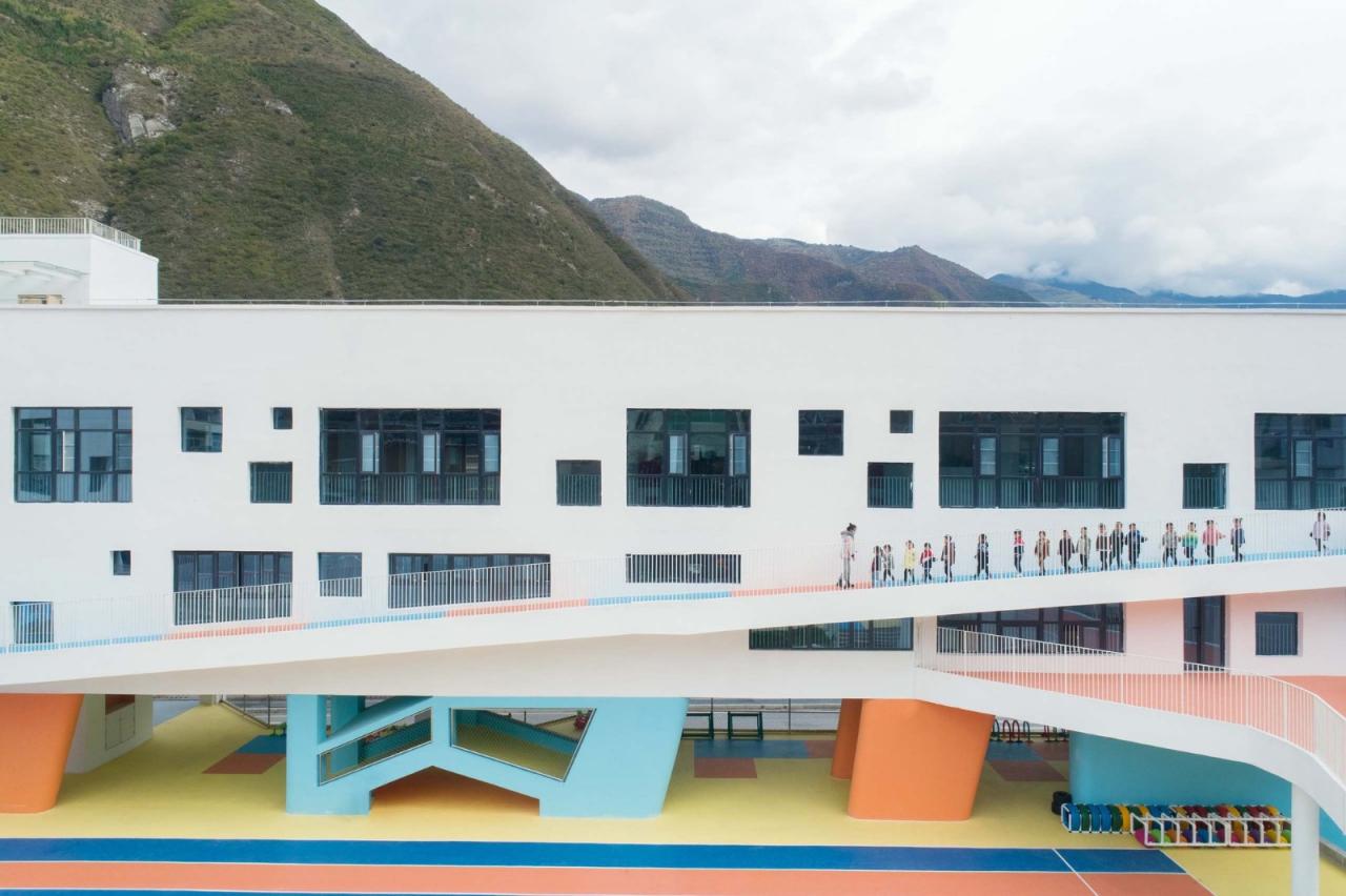 BIM建筑|九寨沟县启航幼儿园 / 东意建筑 BIM建筑|九寨沟县启航幼儿园 / 东意建筑