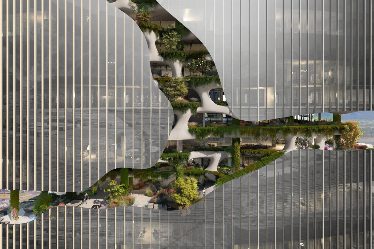 BIM建筑|MAD美国第四个作品“垂直峡谷”动工 BIM建筑|MAD美国第四个作品“垂直峡谷”动工