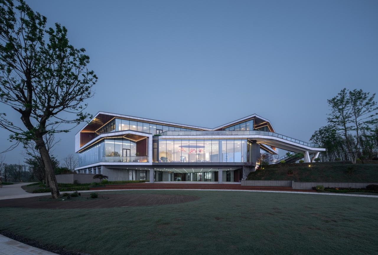 BIM建筑|长在《诗经》里的建筑,嘉鱼诗经美学馆 / BA作品 BIM建筑|长在《诗经》里的建筑,嘉鱼诗经美学馆 / BA作品