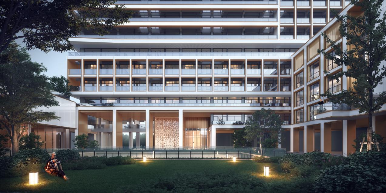 BIM建筑|理想社区:城市型康养, 国华人寿首家国际康养中心 / 栖城设计 BIM建筑|理想社区:城市型康养, 国华人寿首家国际康养中心 / 栖城设计