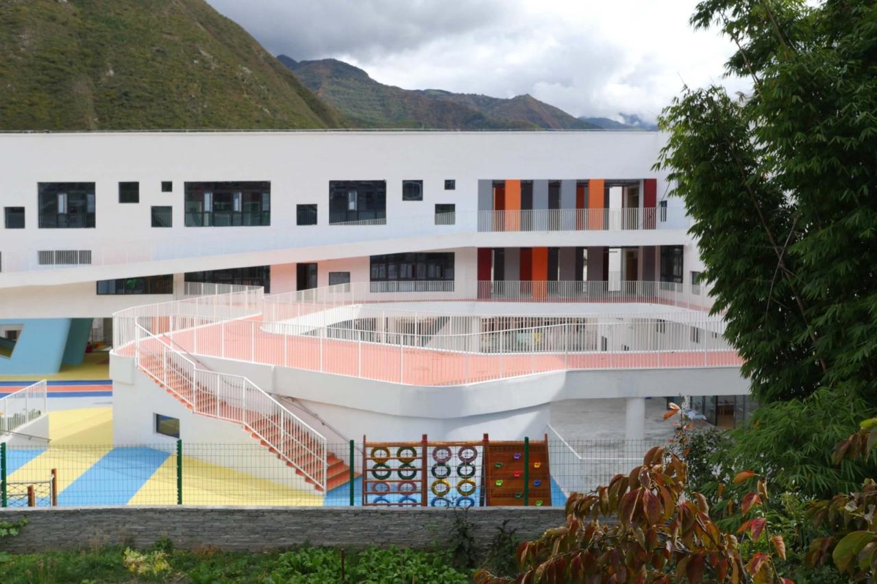 BIM建筑|九寨沟县启航幼儿园 / 东意建筑 BIM建筑|九寨沟县启航幼儿园 / 东意建筑