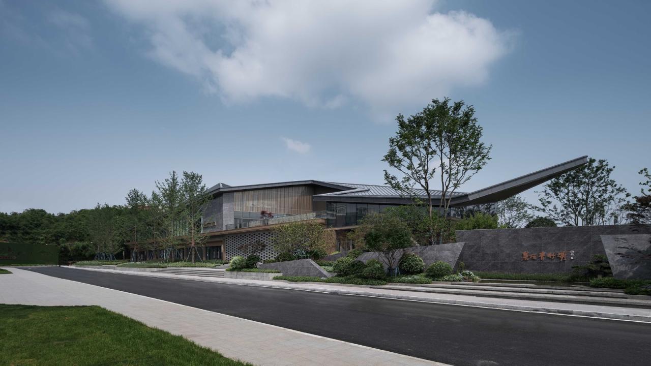 BIM建筑|长沙麓隐青竹湖展示中心 / PTA上海柏涛 BIM建筑|长沙麓隐青竹湖展示中心 / PTA上海柏涛