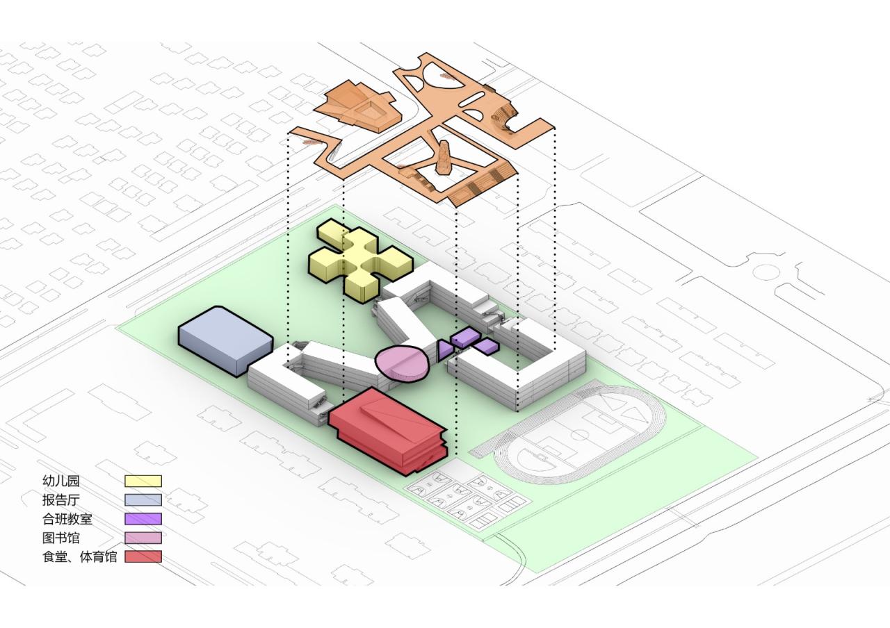 BIM建筑|四时书院·宿迁宿豫区实验小学重建 / 简和建筑 BIM建筑|四时书院·宿迁宿豫区实验小学重建 / 简和建筑