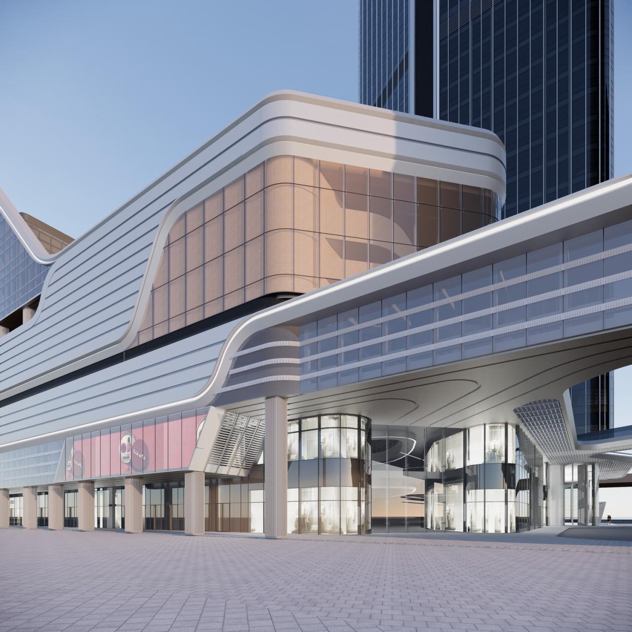 BIM建筑|风正扬帆起 凌江尤可期:广州・广物鱼珠产城综合体 / UA尤安设计 BIM建筑|风正扬帆起 凌江尤可期:广州・广物鱼珠产城综合体 / UA尤安设计