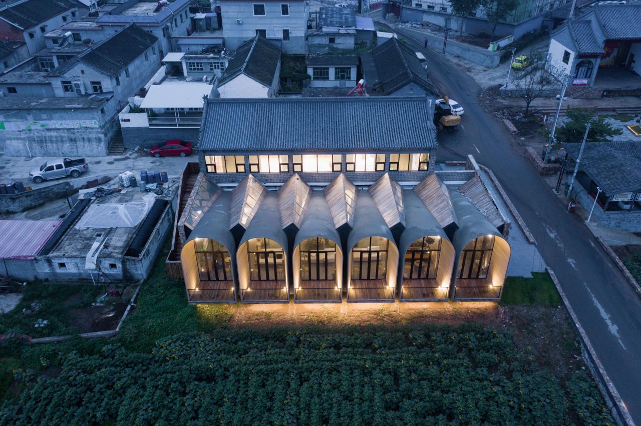 BIM建筑|田岗知行村:乡村会客厅 / 袈蓝建筑 BIM建筑|田岗知行村:乡村会客厅 / 袈蓝建筑