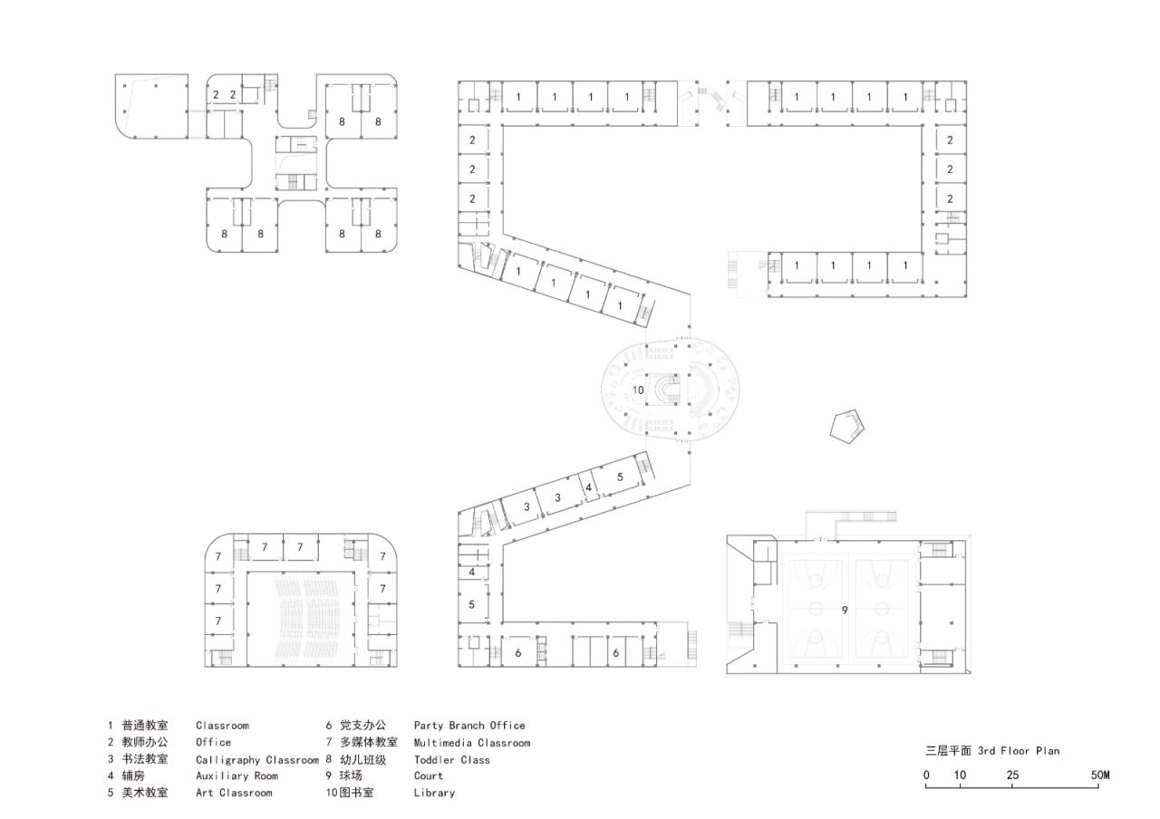 BIM建筑|四时书院·宿迁宿豫区实验小学重建 / 简和建筑 BIM建筑|四时书院·宿迁宿豫区实验小学重建 / 简和建筑