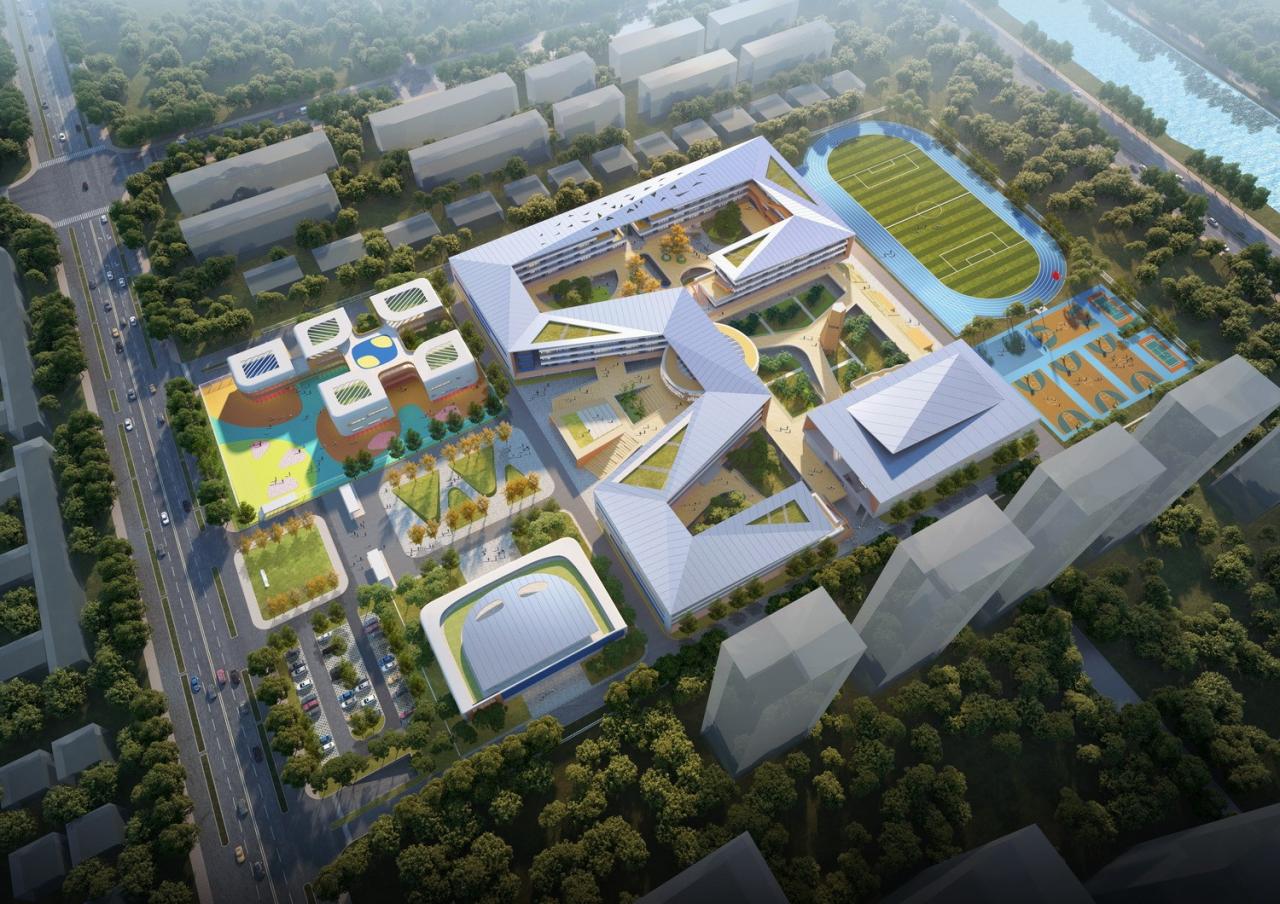 BIM建筑|四时书院·宿迁宿豫区实验小学重建 / 简和建筑 BIM建筑|四时书院·宿迁宿豫区实验小学重建 / 简和建筑