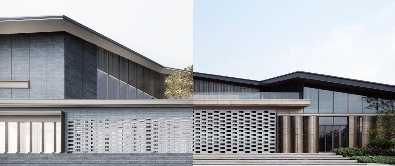 BIM建筑|长沙麓隐青竹湖展示中心 / PTA上海柏涛 BIM建筑|长沙麓隐青竹湖展示中心 / PTA上海柏涛