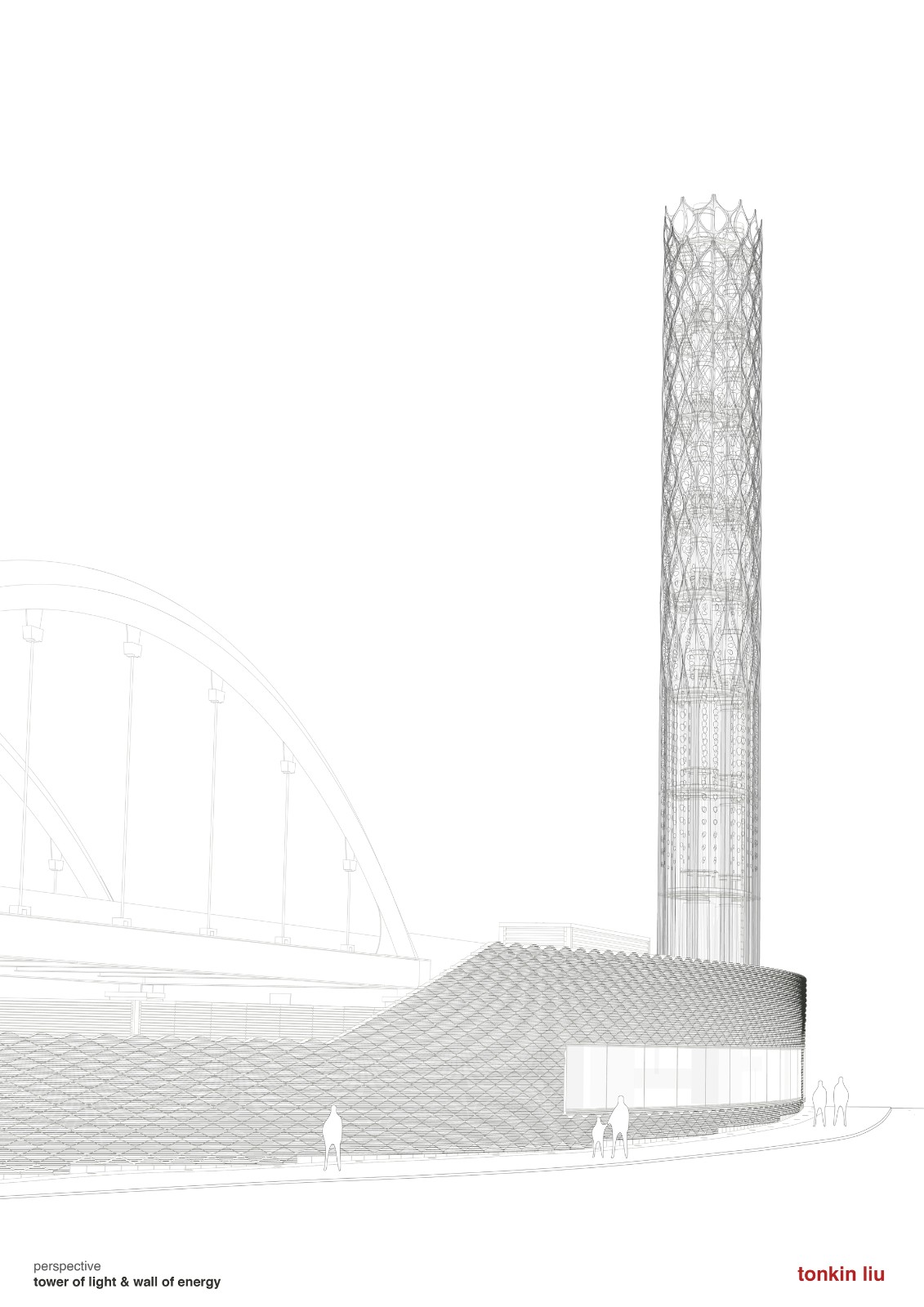 BIM建筑|结构创新:‘壳层镂空’光之塔与能量之墙 / Tonkin Liu BIM建筑|结构创新:‘壳层镂空’光之塔与能量之墙 / Tonkin Liu