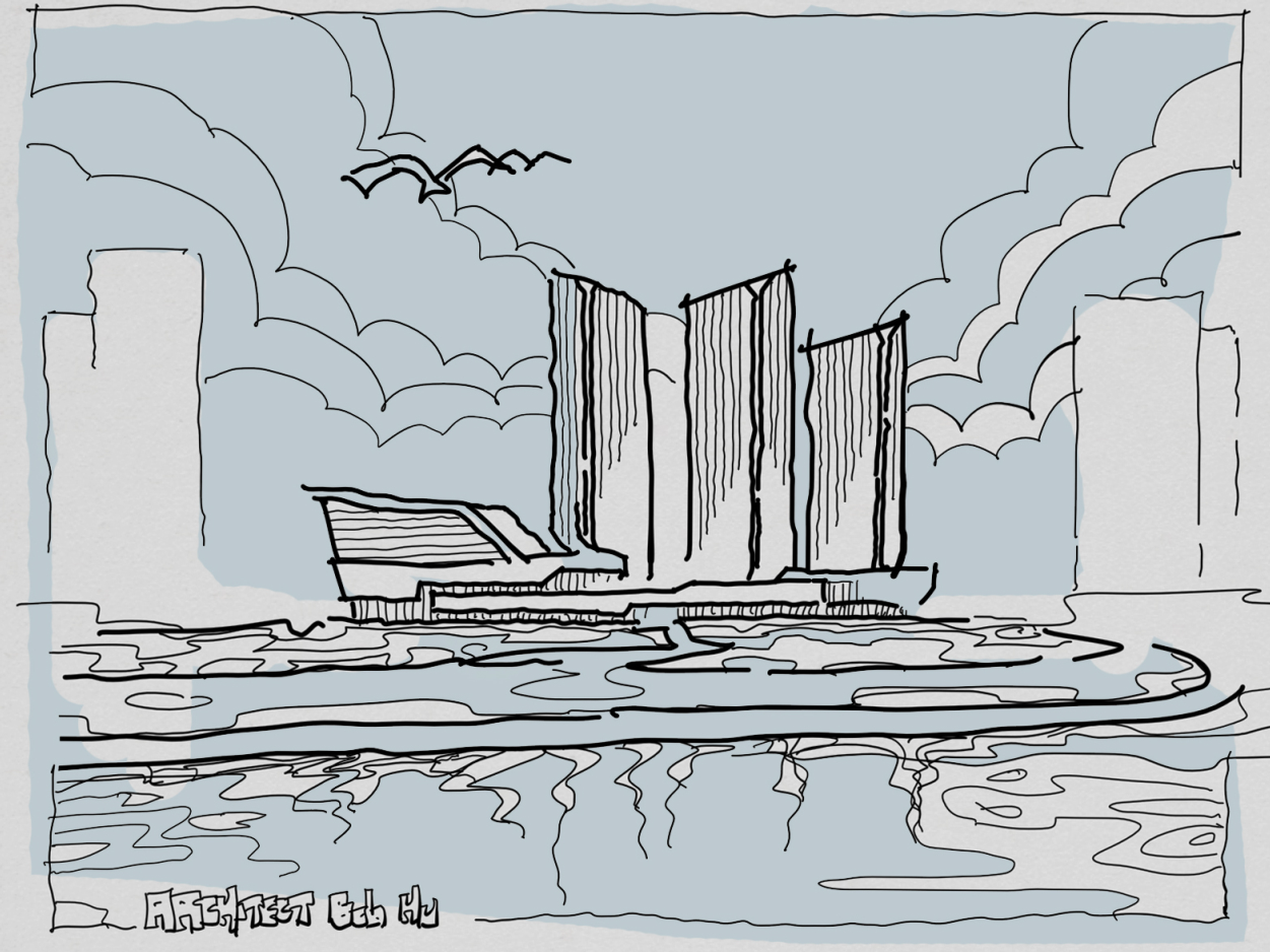 BIM建筑|风正扬帆起 凌江尤可期:广州・广物鱼珠产城综合体 / UA尤安设计 BIM建筑|风正扬帆起 凌江尤可期:广州・广物鱼珠产城综合体 / UA尤安设计