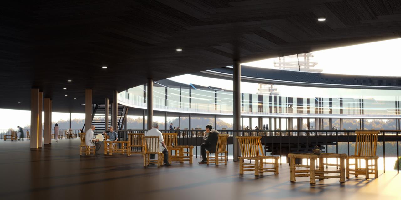 BIM建筑|风雨环屋——三江县洲北村文化综合体设计方案 / 外行建筑 BIM建筑|风雨环屋——三江县洲北村文化综合体设计方案 / 外行建筑